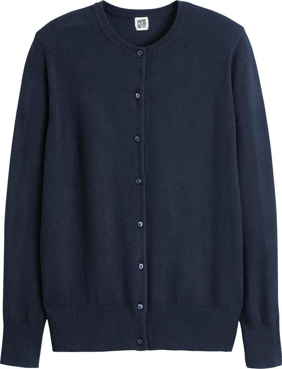 Produktbild La Redoute Collections Cardigan mit rundem Ausschnitt (38)