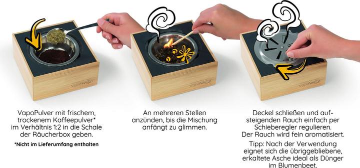 Produktbild Vapowesp Räucherbox