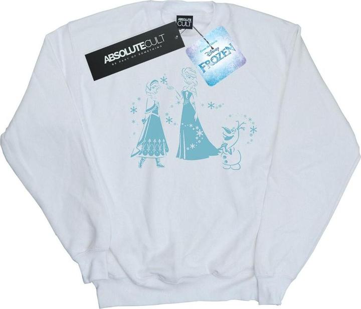 Actual product image Disney Mens Frozen Magic Snowflakes Sweatshirt (XL)