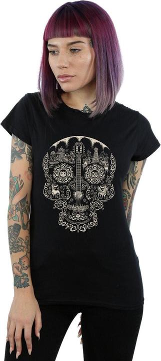Image du produit Disney - T-shirt COCO SKULL MONO PATTERN - Femme (S)