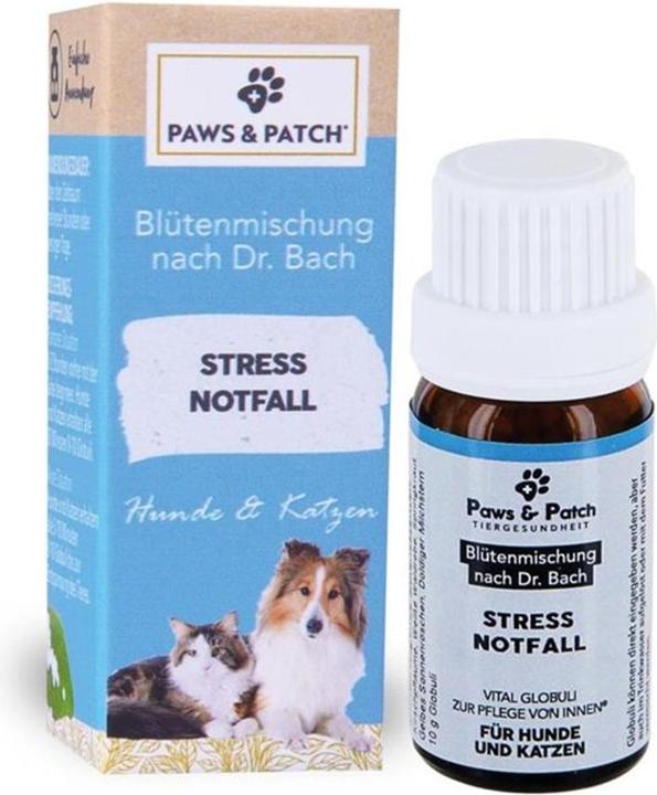 Produktbild Paws & Patch Paws and Patch Stress+Notfall Hunde/Katzen Bach-Blütenmischung (10g) (Hund, Katze)