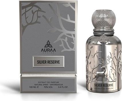 Image du produit Auraa Desire Silver Reserve 100ml by Extrait De Perfum Amber Leather Vanilla Fragrance Parfum pour M (Eau de parfum, 100 ml)