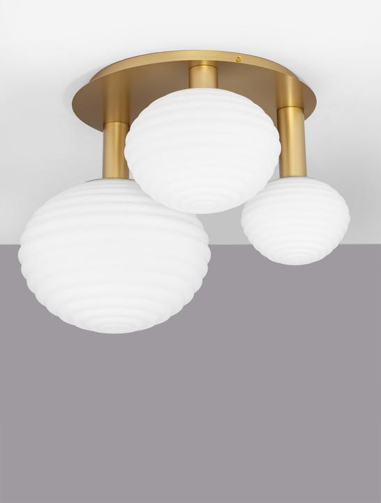 Produktbild Nova Luce ALLEN Deckenleuchte E27 3-fach Gold 53,5x48x39cm dimmbar 9028848