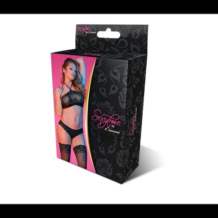 Productafbeelding Magic Silk Halter Bandeau & Panty Set (S/M)