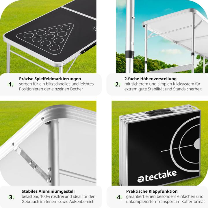 Actual product image tectake Beer pong table