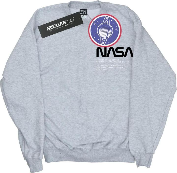 Nasa Johnson Worm Pocket Print Sweatshirt