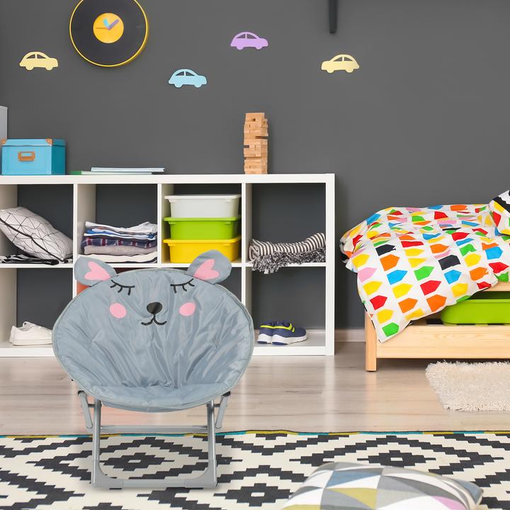Image du produit Relaxdays Chaise lune enfants, pliable (Chaise haute)