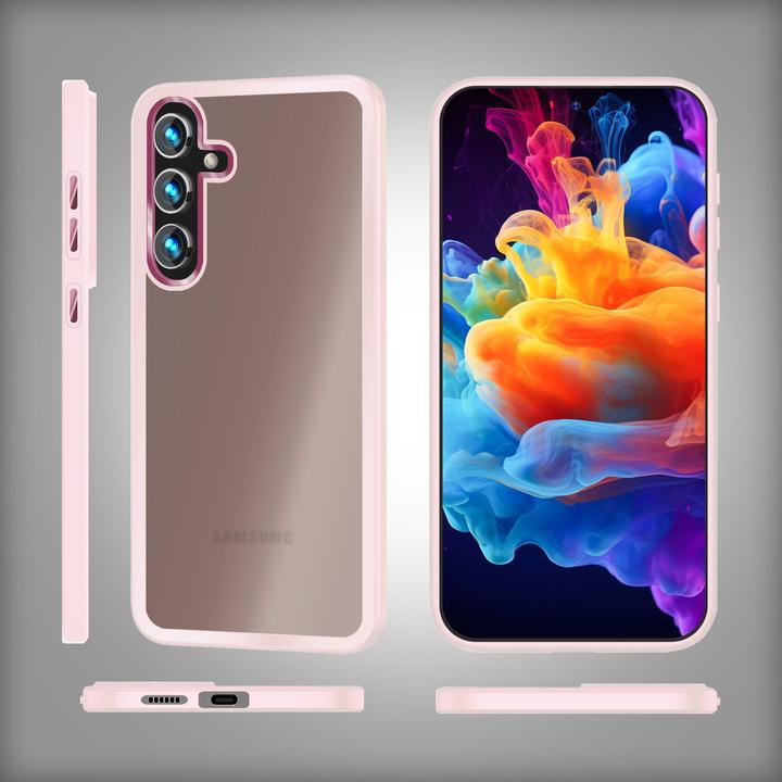 Produktbild Nalia Semi-Transparente Hybrid Hülle mit Schutzrahmen (Samsung Galaxy S24)