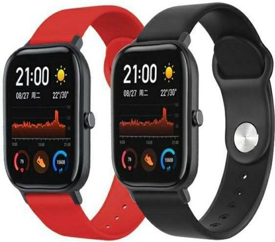 Actual product image Beline pasek Watch 22mm Everyday czerwonyred