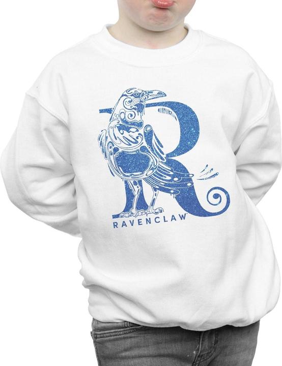 Actual product image Boys Ravenclaw Glitter Sweatshirt (140, 146)