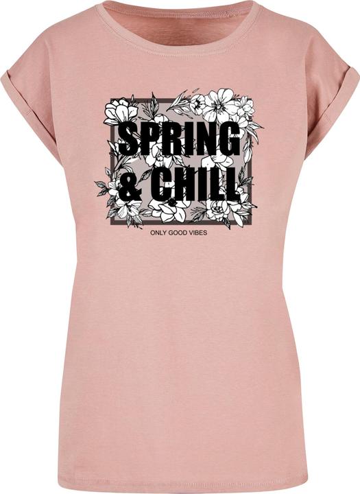 Produktbild Merchcode Ladies Spring And Chill Extended Shoulder Tee - 113645 (XL)