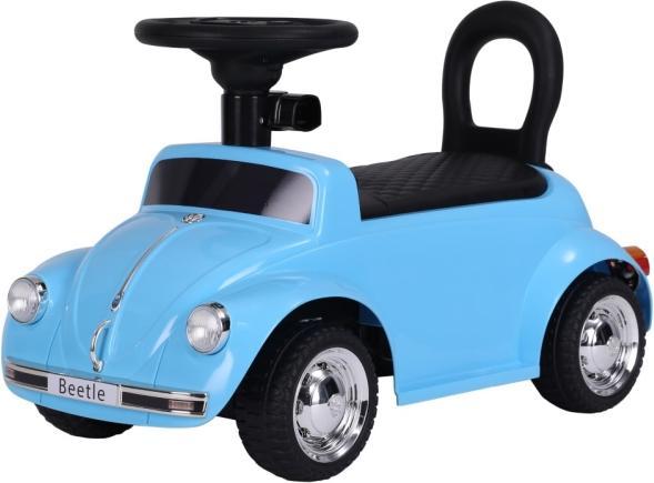 Produktbild Megaleg VW Beetle Classic Gåbil m/laedersaede, Blå