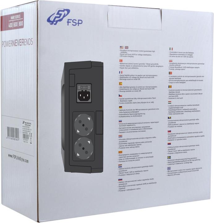 Produktbild Fortron Nano 600 (600 VA, 360 W, Standby USV)