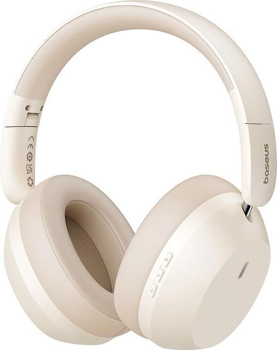 Immagine prodotto Baseus Bass 35 Max Cuffie senza fili bianco stellare (50 h, Cablato, Senza fili)