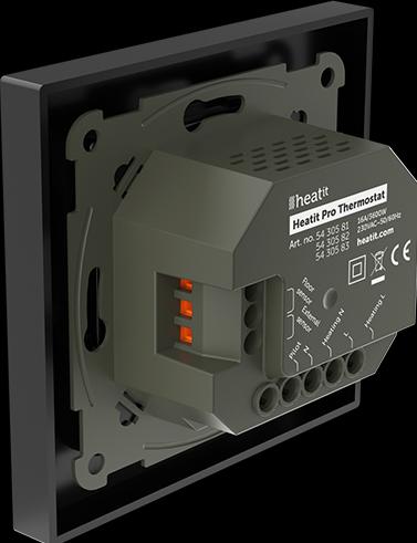 Produktbild Heatit Pro Thermostat (Black Matt)