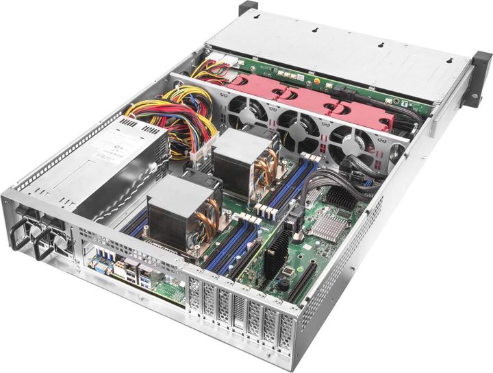 Actual product image Silverstone RM22-312 rackmount server case, 2U, E-ATX