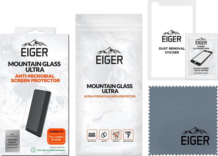 Produktbild Eiger Mountain Glass Ultra Edge (1 Stück, Samsung Galaxy S22 Ultra)