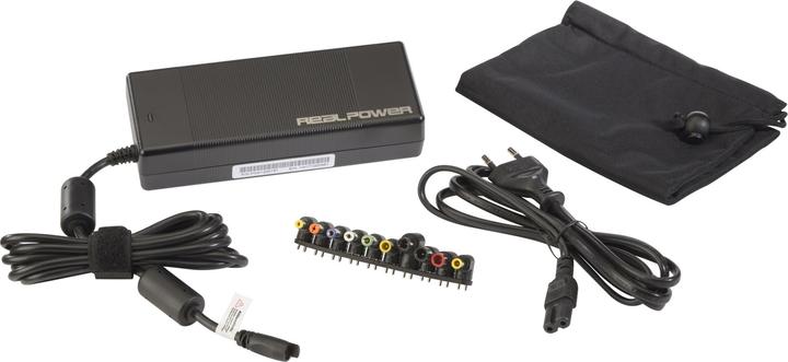 Actual product image RealPower Power supply NBB UNA-40 retail 40W DC 19V 2.1 Amp 87 Efficiency maximum compatible with all 18-20 (40 W)