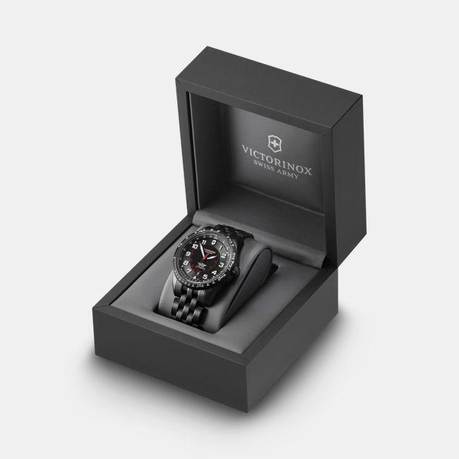 Image du produit Victorinox Airboss Mecha 42, BLK PVD, BLK dial, BLK SST br (Montre pilote, 42 mm)