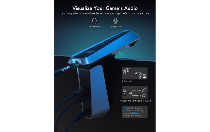 Productafbeelding Govee DreamView G1 Pro Gaming Light, RGBIC, WiFi (300 lm)