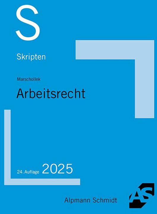 Produktbild Skript Arbeitsrecht (Deutsch, Günter Marschollek, 2025)