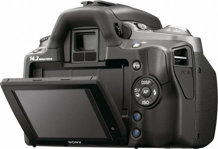 Actual product image Sony Alpha 380, SLR, 14 Mpixel, LiveView, Body