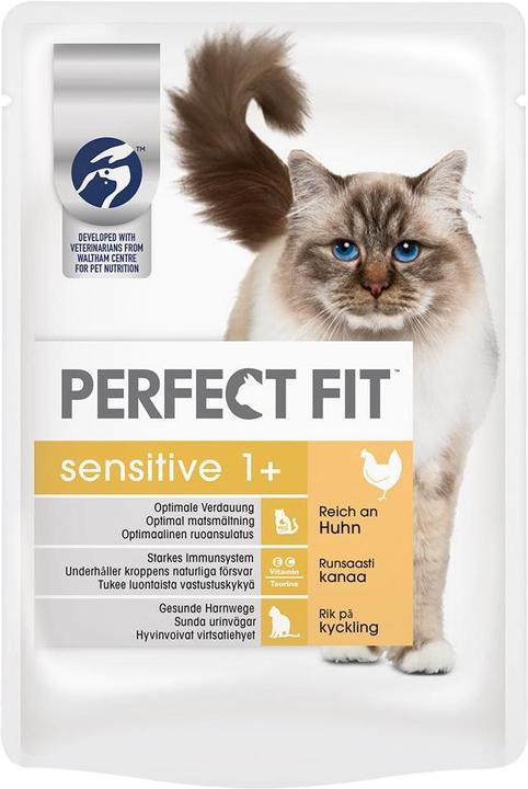 Produktbild Perfect Fit Sensitive 1+ mit Huhn (Adult, 1 Stk., 85 g)