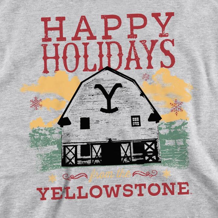 Immagine prodotto Yellowstone Happy Holidays Felpa Natale Adulto Unisex (L)