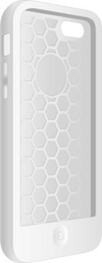 Actual product image Moshi Origo Silicone Case for iPhone 5C Polar White (Apple iPhone 5c)