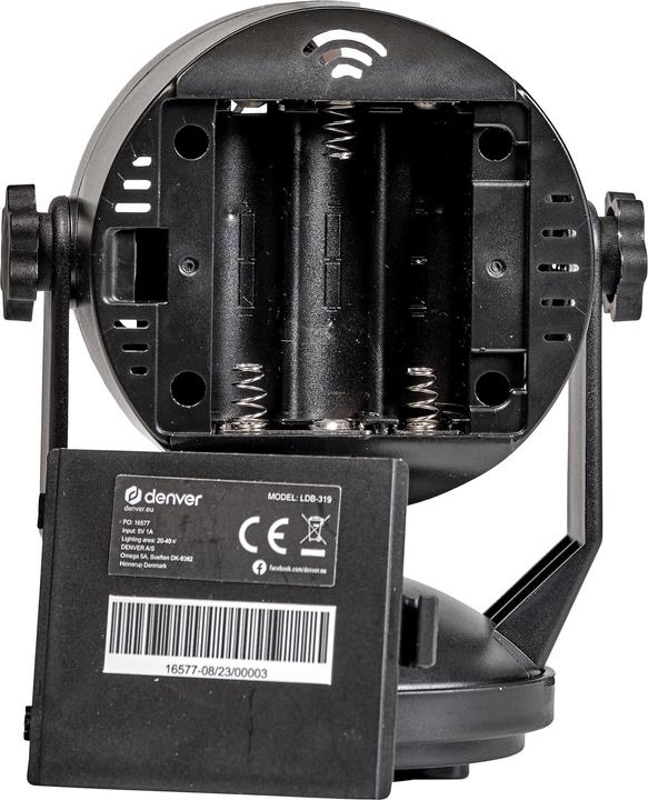 Actual product image Denver LED disco ball LDB-319
