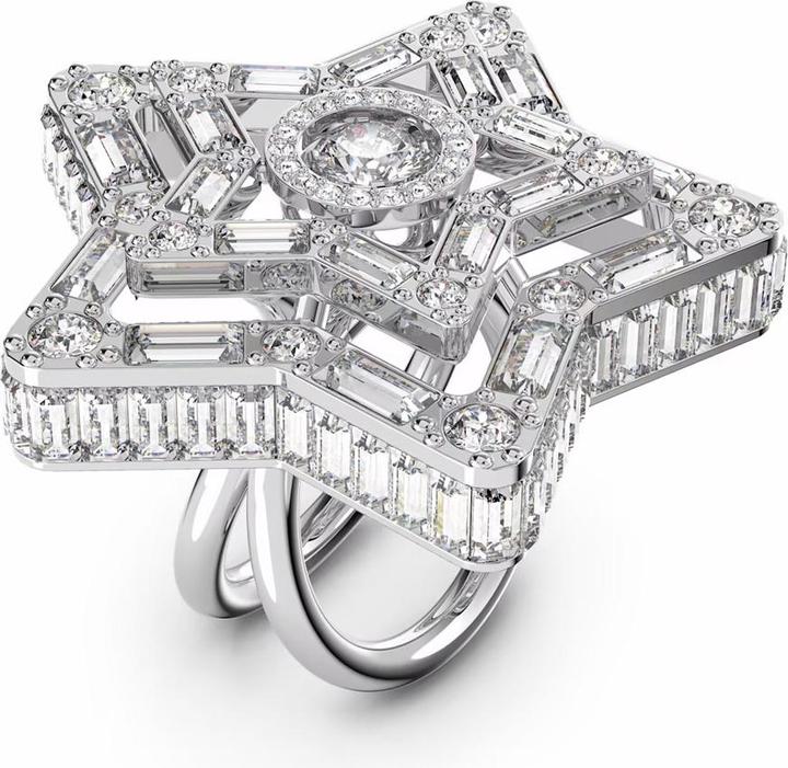 Immagine prodotto Swarovski Anello Stella Cocktail Vari Tagli Stella Bianco (55)