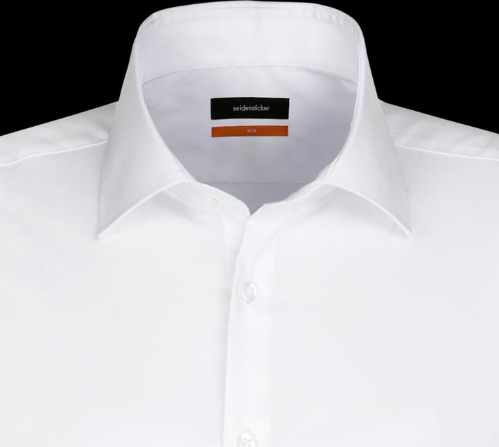Produktbild Seidensticker Hemd Slim Fit Kent bügelfrei white (41, L)