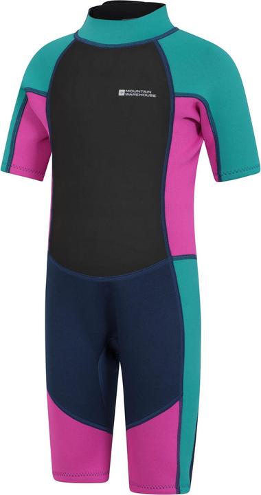 Actual product image Mountain Warehouse Childrens/Kids Contrast Panel Wetsuit (2.5 mm, 158)