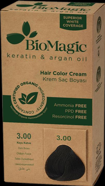 Produktbild Biomagic Haarfarbe dunkelbraun (3,00) 250 g - Biomagisch (Dunkelbraun)