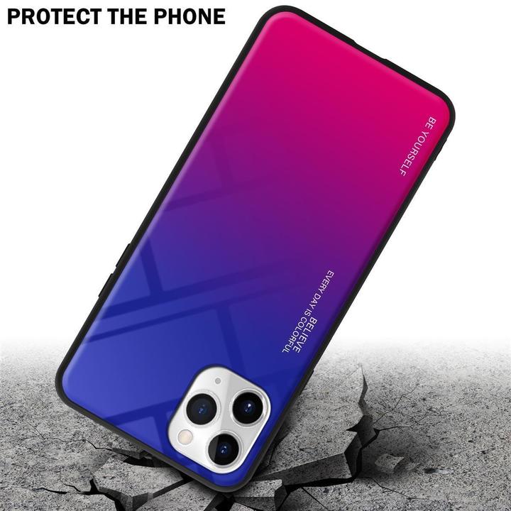 Produktbild Cadorabo TPU 2 Farben Glas Cover (Apple iPhone 11 Pro Max)