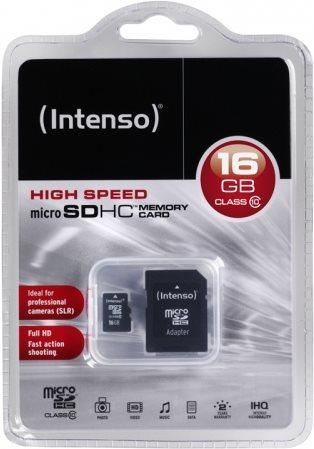 Actual product image Intenso microSD Class 10 (16 GB, microSDHC, U1)