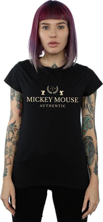 Actual product image Disney Womens/Ladies Mickey Mouse Authentic Cotton T-Shirt (XL)