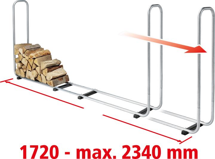 Immagine prodotto wolfcraft wolfcraft 1 Stapelhilfe für Brennholz (234 x 31 x 104,5 cm)