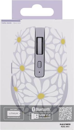 Produktbild T'nB Souris Sans Fil Exclusiv' (Violet/Blanc) (Kabellos)