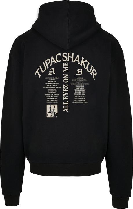 Produktbild Mister Tee X Artist 2Pac All Eyez on me Tracklist Ultra Heavy Oversize Hoodie - 173461 (XL)