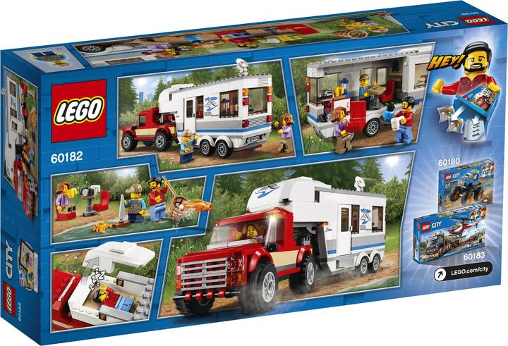 Produktbild LEGO Pickup Wohnwagen (60182, LEGO City)