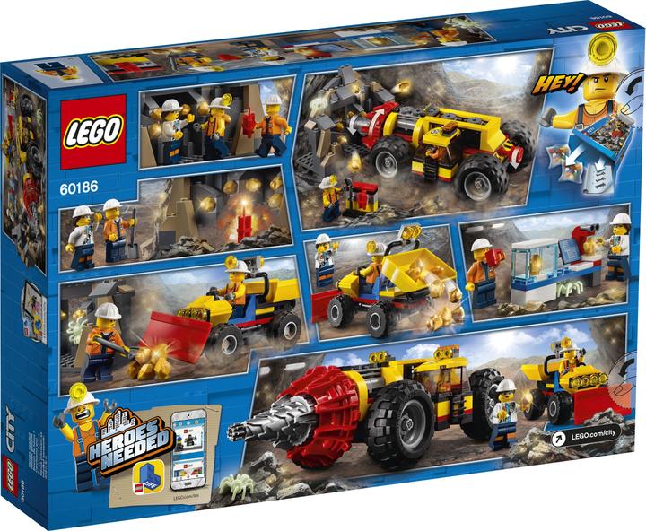 Actual product image LEGO Heavy drilling equipment for mining (60186, LEGO City)
