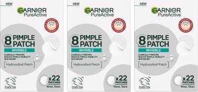 Actual product image Garnier Hydrocolloid Patches For Skin Imperfections Pure Active Pimple Patch - 22 Pieces