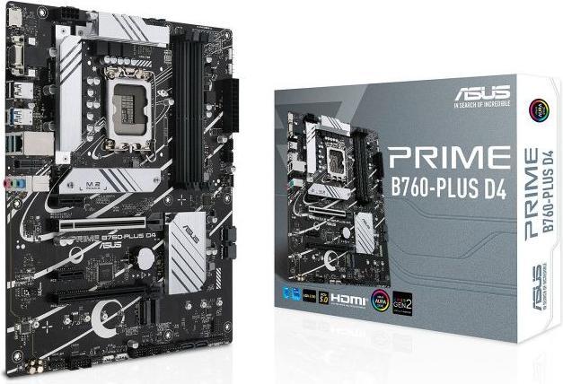 Produktbild ASUS PRIME B760-PLUS D4 (LGA 1700, Intel B760, ATX)