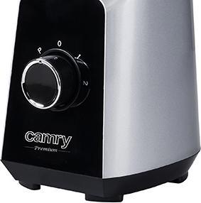 Actual product image Camry Blender CR 4077 Tabletop, 500 W, Jar material Glass, Jar capacity 1.5 L, Ice crushing, Black / (EU plug, 500 W)