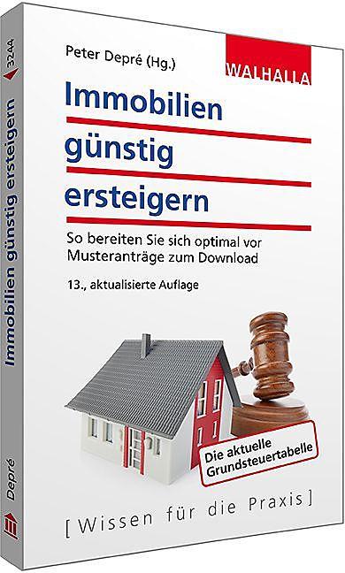 Produktbild Immobilien günstig ersteigern (Deutsch, Peter Depré, 2015)