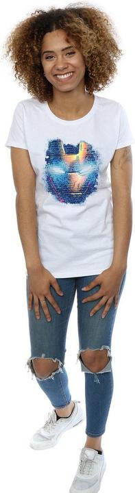Image du produit - T-shirt IRON MAN DISTRESSED HEAD - Femme (S)