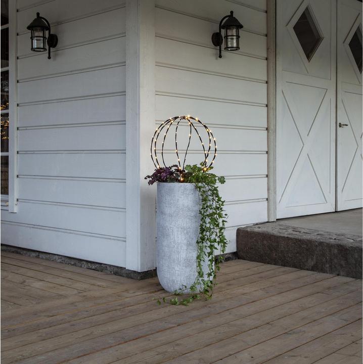 Produktbild Star Trading Gartenlicht Decoration Sphere, 88 LEDs, Ø 40 cm, Schwarz (IP44)