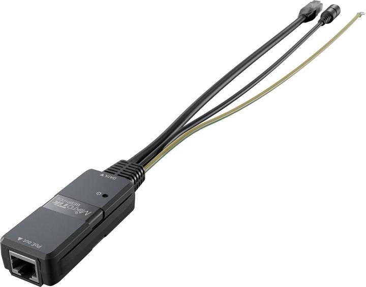 Produktbild MikroTik PoE Injector passiv GESP+POE-IN mit Überspannungsschutz (802.3af (PoE), 802.3at (PoE+), 24 W)
