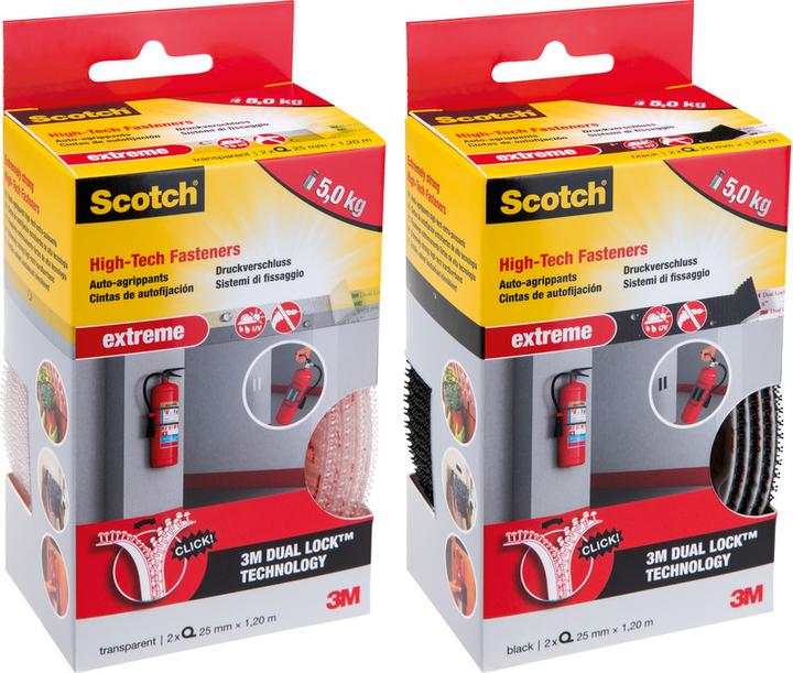 Image du produit Scotch Velcro noir (25 mm)